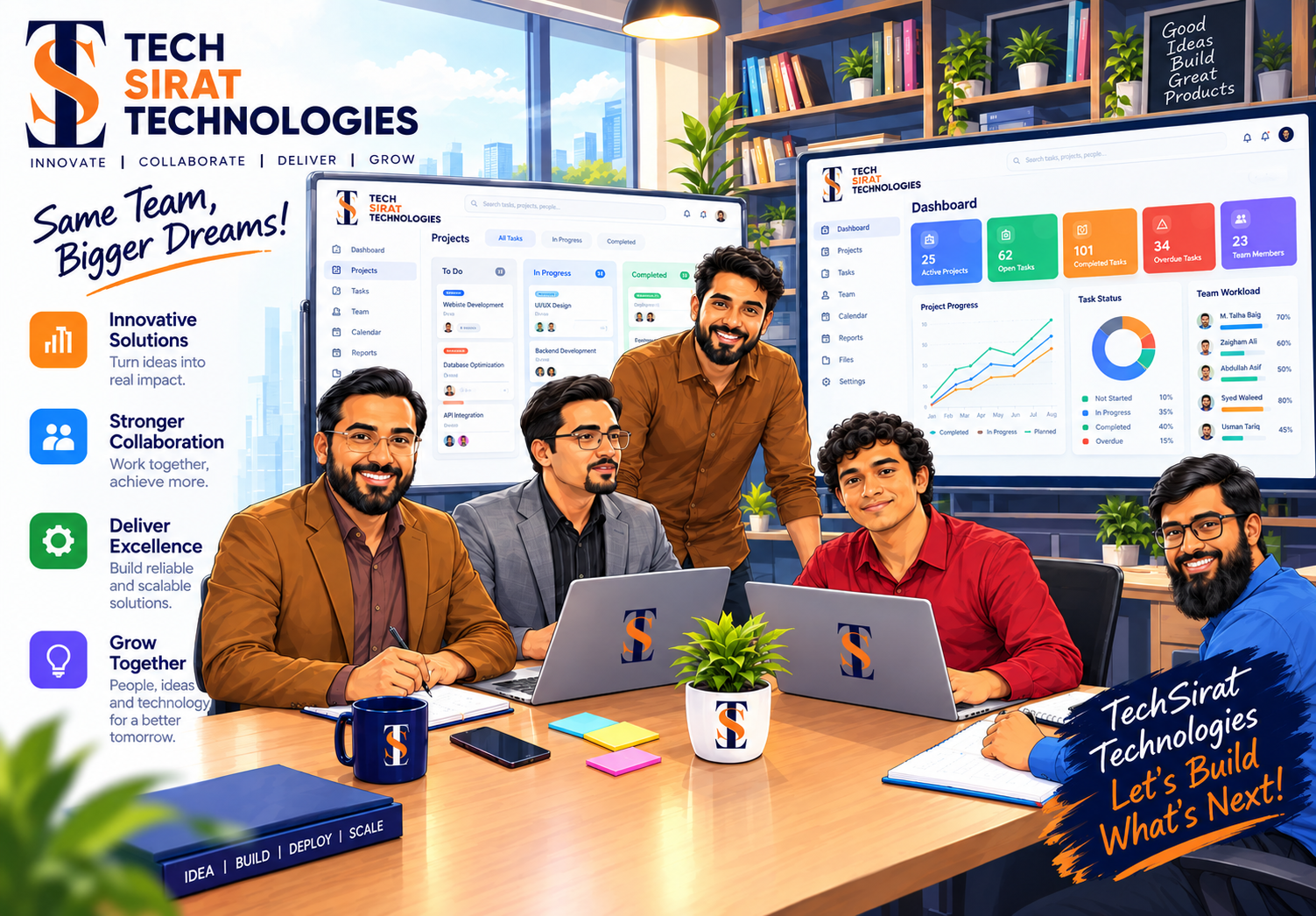 Who We Are - Tech Sirat Technologies Team
